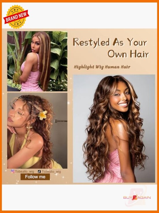 30 Inch Body Wave HD Lace Front Wig Pre Plucked 200 Density Glueless